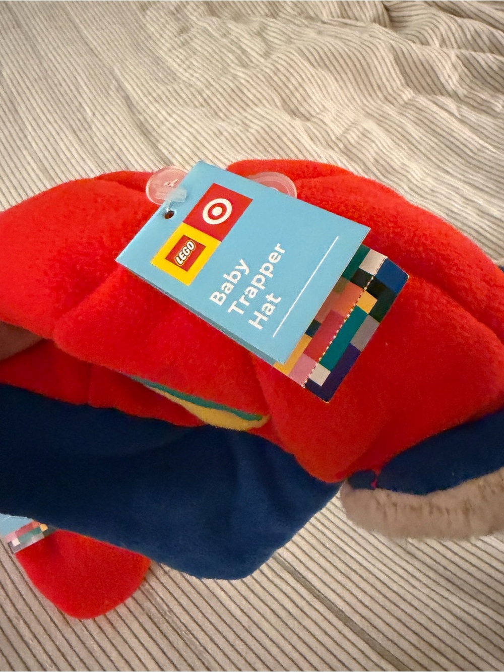 LEGO x Target NWT Sherpa Fleece Baby Hat & Mittens 18-24 months - Picture 3 of 4